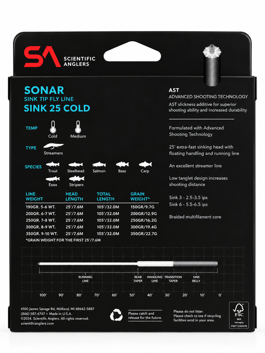 Sonar Sink 25 Cold