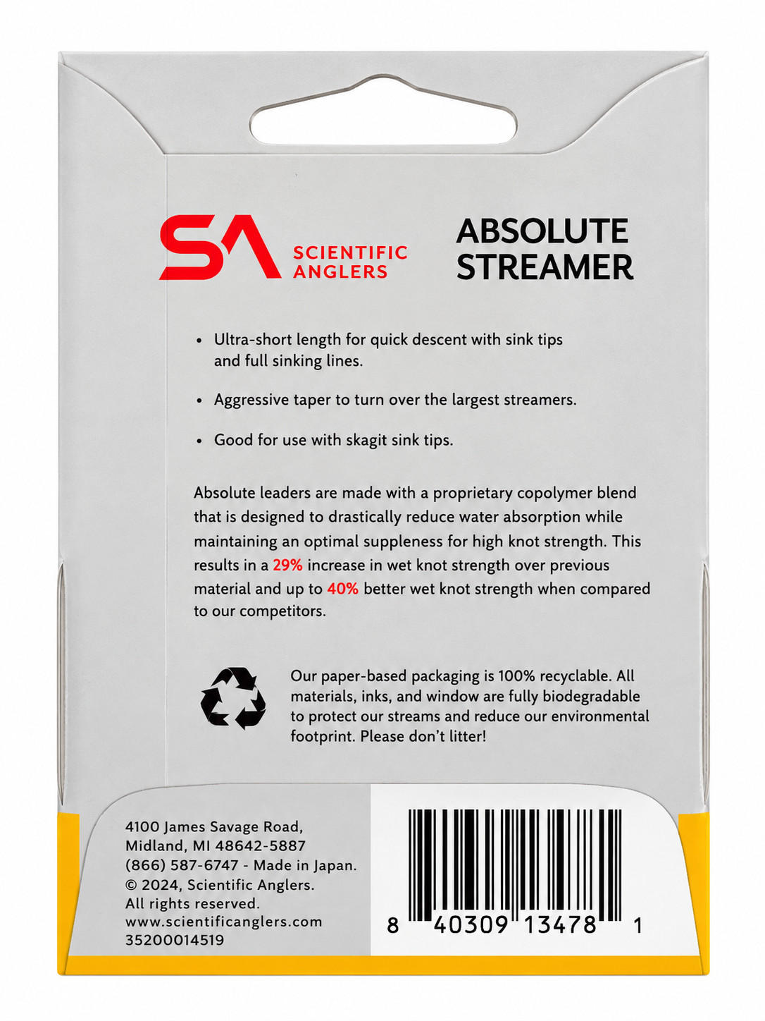 Absolute Streamer 4ft