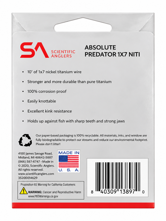 Absolute Predator 1X7 NiTi 10ft