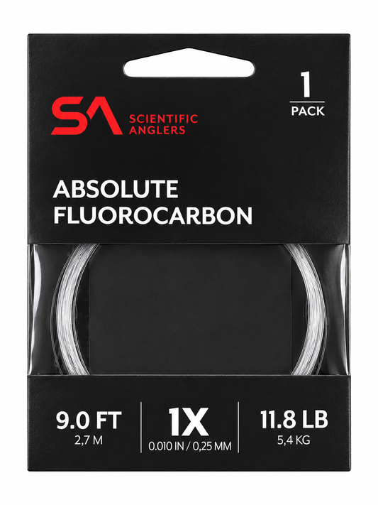 Absolute Fluorocarbon Saltwater Tapered Leader 9ft